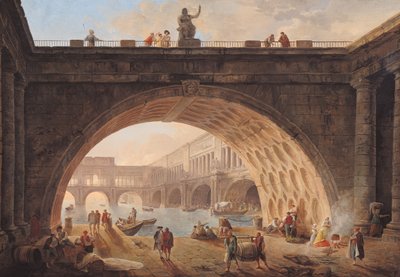 A Port by Hubert Robert